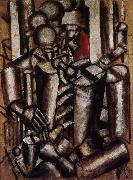 Fernard Leger The nicotian-s soldier painting